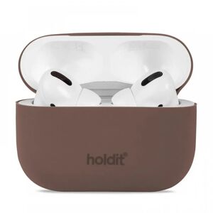 Holdit Silikone Cover Til AirPods Pro - Dark Brown