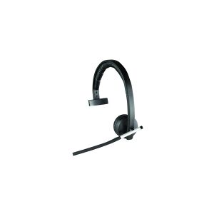 Logitech Wireless Headset Mono H820e - Headset - på øret - DECT - trådløs