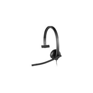 Logitech USB Headset H570e - Headset - på øret - kabling