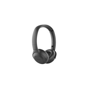 Philips UpBeat TAUH202BK - Hovedtelefoner med mik. - på øret - Bluetooth - trådløs - sort