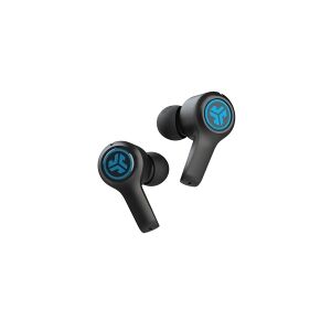 JLab Audio JLab Air - ægte trådløse øretelefoner med mik. - ørespids / in-ear - Bluetooth® 5.0 - op til 24 timers batteritid (via medfølgende ladeæske) - Sort