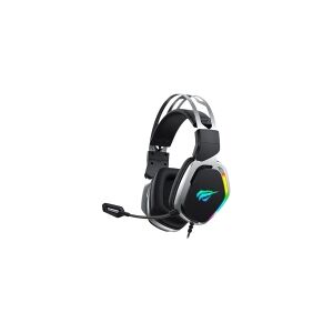 Havit Gaming H2018U - Headset - fuld størrelse - kabling - USB - sort