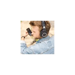 Audio-Technica ATH M50xBT2 - M-Series - hovedtelefoner med mik. - fuld størrelse - Bluetooth - trådløs, kablet - 3,5 mm jackstik - sort