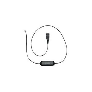 GN Audio Jabra GN1216 - Kabel til hovedsæt - Quick Disconnect stik til RJ-9 han - 80 cm - for Avaya one-X Deskphone Edition 96XX  Jabra GN 2000, GN2000  BIZ 2