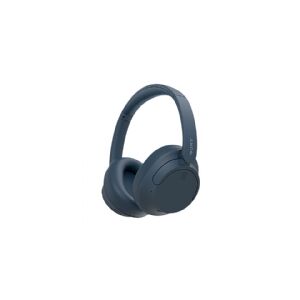 Sony WH-CH720N - Hovedtelefoner med mik. - fuld størrelse - Bluetooth - trådløs, kabling - aktiv støjfjerning - 3,5 mm jackstik - blå