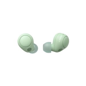 Sony WF-C700N - Ægte trådløse øretelefoner med mik. - i øret - Bluetooth - aktiv støjfjerning - salviegrøn