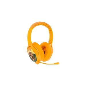 BuddyPhones Cosmos Plus ANC wireless headphones for kids (yellow)