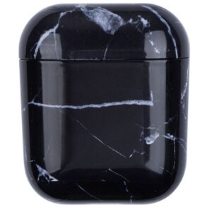 Airpods Hard Marble Cover - Sort