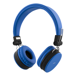 Streetz - Foldbart On-Ear Bluetooth Headset - Blå