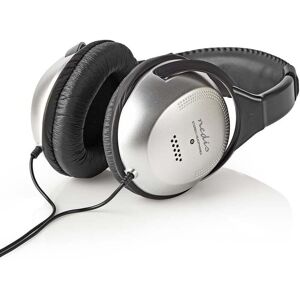 Nedis Over-Ear Hifi Høretelefoner - Sølv/sort