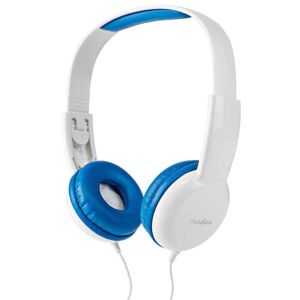 Nedis - Kablede On-Ear Høretelefoner Til Børn - Blå/hvid