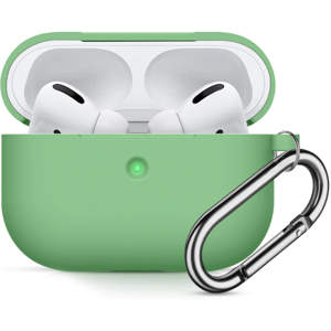 Airpods Pro Silikone Cover - M/karabin - Mint Green