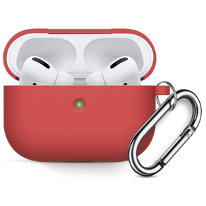 Airpods Pro Silikone Cover - M/karabin - Red