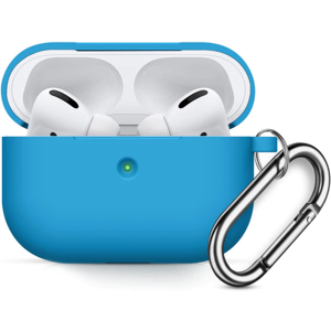 Airpods Pro Silikone Cover - M/karabin - Blue