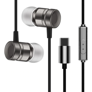 Usb-C 3.1 In-Ear - Metal Headset - Sort