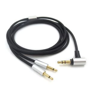 Udskiftning af 3,5 mm til 2,5 mm hovedtelefonkabel til Sennheiser- Hd202 Hd477 Hd497 headset-lydledning med tuningfunktion Standard Edition