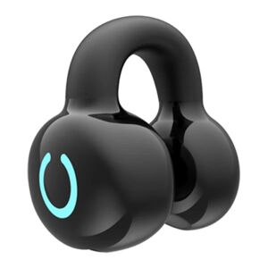 MTK Clip-On Single Ear Bluetooth-headset Stereo Trådløse hovedtelefo Black