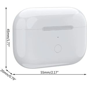 Til Airpod Pro erstatning Trådløst opladningsetui 660 Mah etui Support Wireless Ch (FMY) Hvid