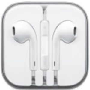 REDGO hörlurar Headset, iPhone med volymkontrol, 3,5 mm, Bra kvalitet