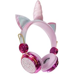 Mobil o Teknik Bluetooth Stereo Headset, metal med magnet - MS-T2 Pink