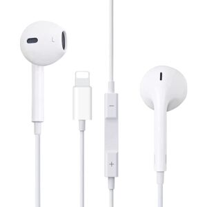 Apple In-Ear-øretelefoner til iPhone, HiFi Stereo Wired Noise Cancelling He