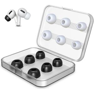 SKALO AirPods Pro 1/2 Ørepropper Memory Foam og silikone 6 par Multicolor