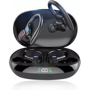 Sport Trådlösa Bluetooth-hørlurar, Trådløse Hörlurar med Mic Bluetooth, Hi-Fi Stereo Bluetooth-headset Bluetooth-headset til sport, arbejde