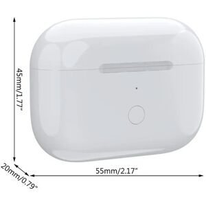 FMYSJ Til Airpod Pro Udskiftning Trådløst opladningsetui Øretelefon 660 Mah opladeretui Support Wireless Ch (FMY) White