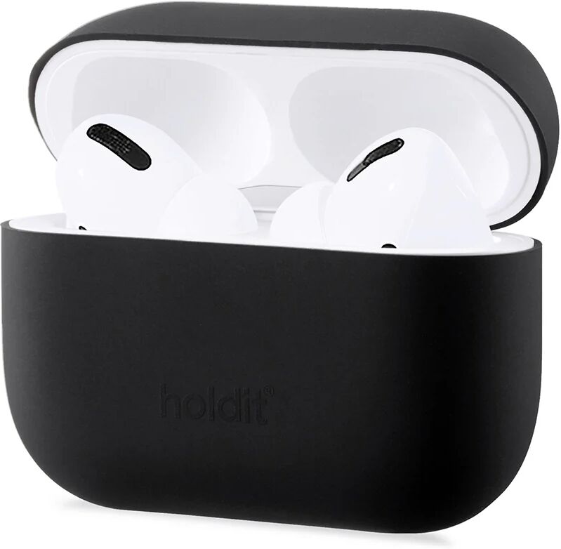 Holdit Nygård Silikone Cover Til AirPods Pro - Sort