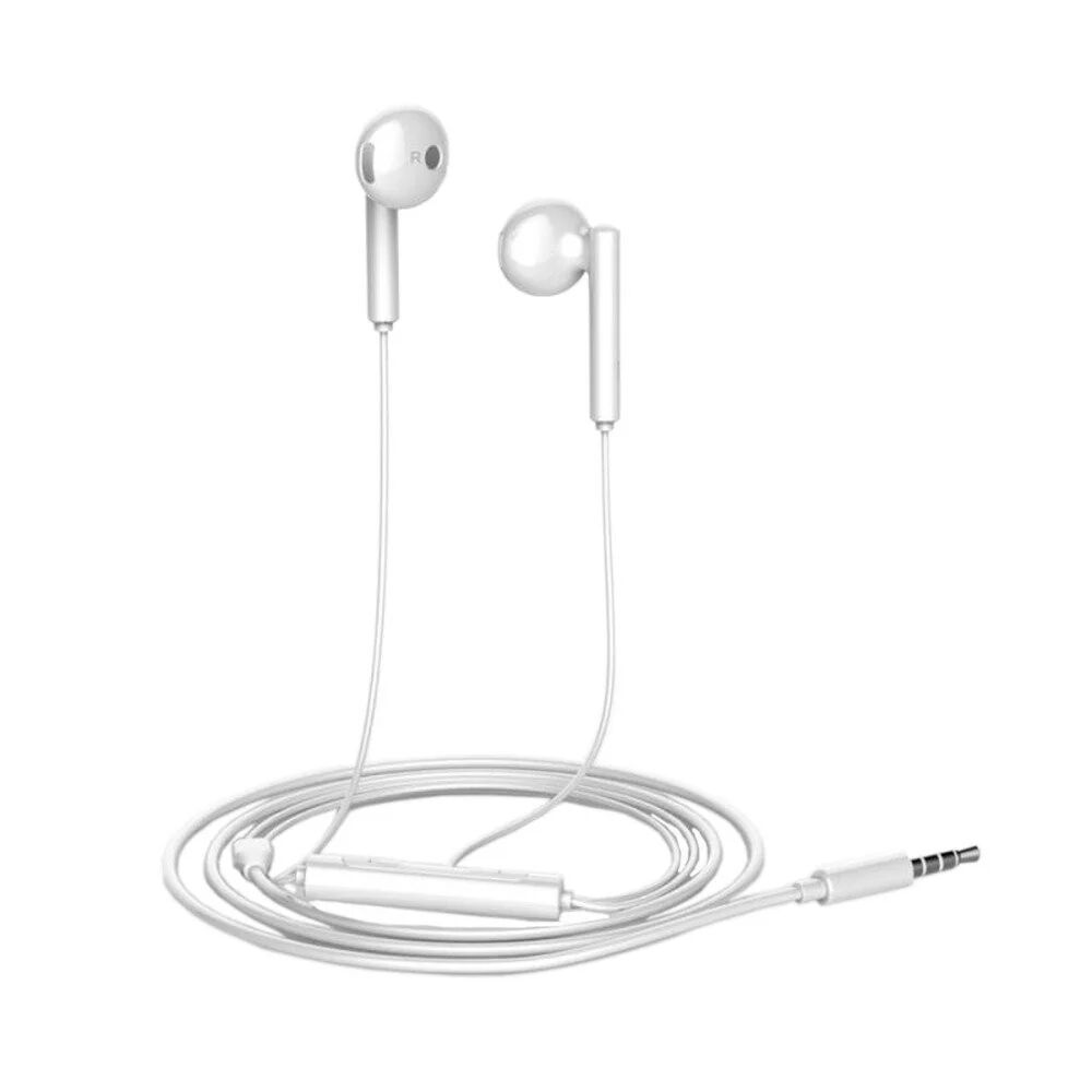 Huawei AM115 In-Ear Earphones m. Mic og Remote - Høretelefoner - Hvid