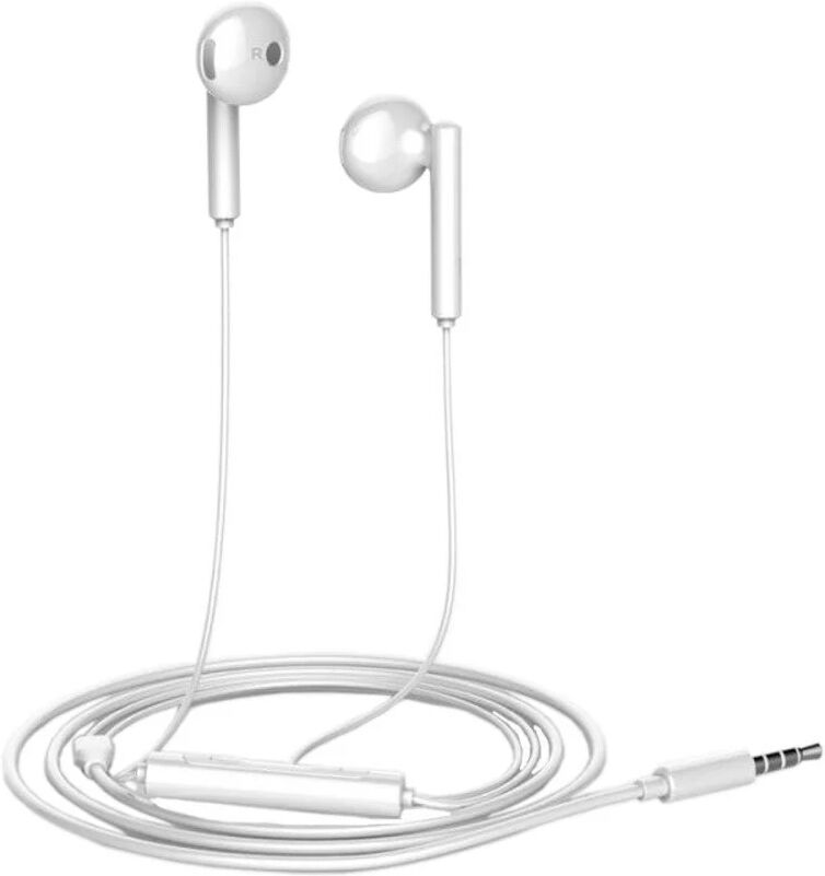 Huawei AM115 In-Ear Earphones m. Mic og Remote - Høretelefoner - Hvid