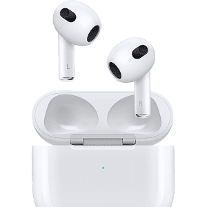 Apple AirPods (2022 3ª gen), Inalámbricos, Bluetooth®, Estuche Carga no Inalámbrica, Chip H1, Siri, Blanco