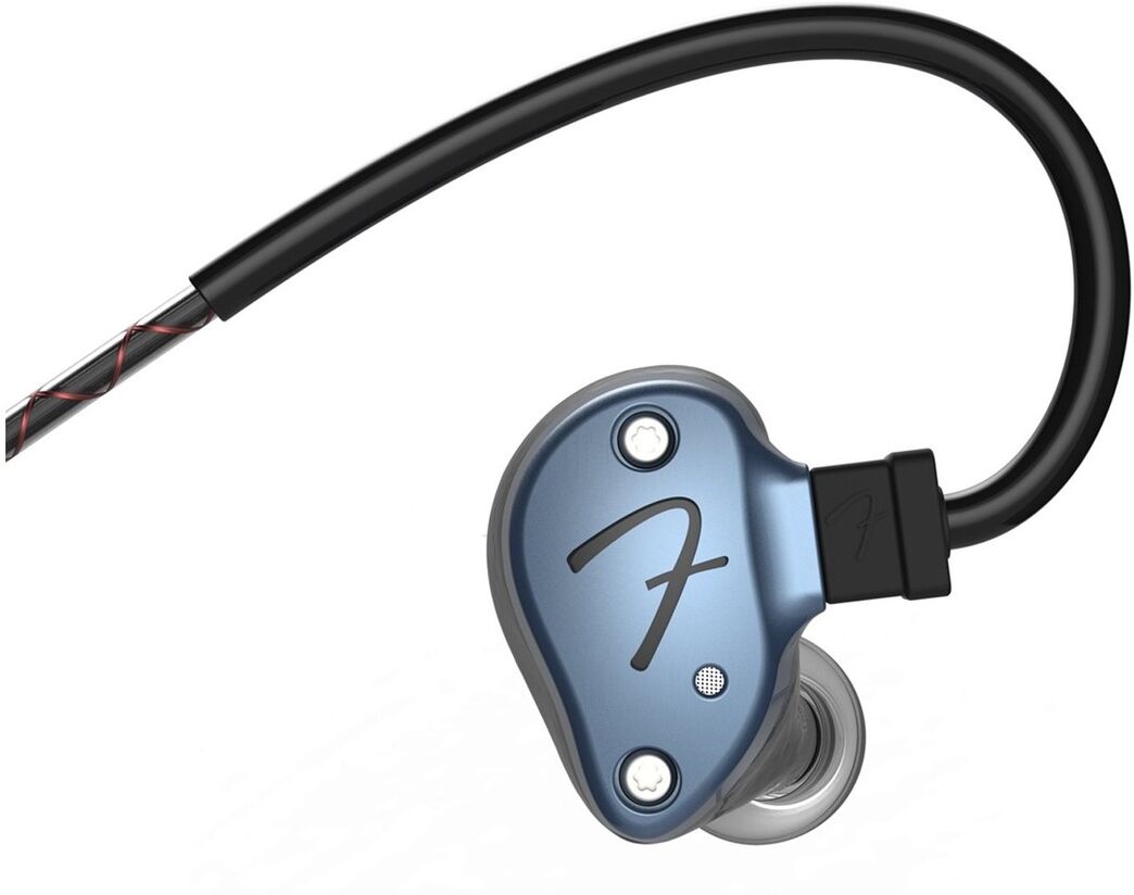 Fender IEM Nine 1 Gun Metal Blue En la oreja iem nine 1 gun metal blue