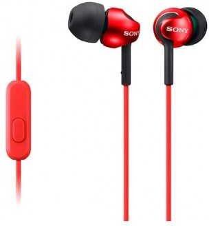 Auricularesmicro Sony Mdr-Ex110Ap Rojo Mdrex110Apr.Ce7