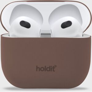 Holdit Silicone Case AirPods Dark Brown AirPods 3 unisex