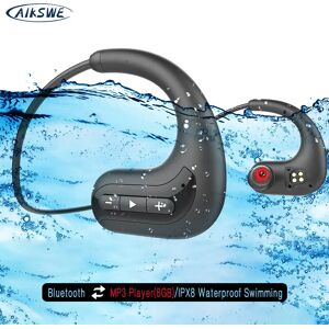 Tayogo Lecteur Mp3 Etanche Natation Ecouteurs Imperméable Casque Natation  IPX8 8 