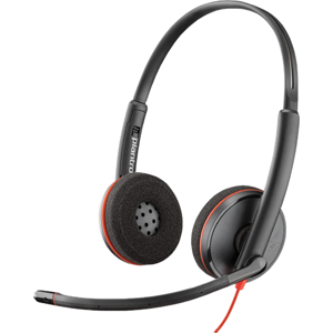 Plantronics Poly Headset Blackwire C3225 binaural USB Accessoires informatiques  Original 209747-201