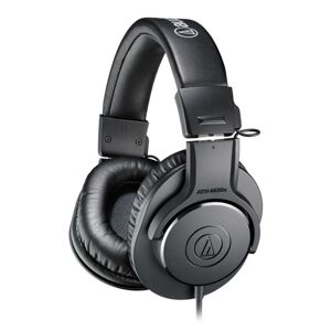 Casque Audio-Technica ATH-M20X noir avec arceau, câble détachable de 3 mètres, coussinets d'oreille circum-auriculaires doux et son professionnel équilibré pour une immersion sonore optimale - Neuf