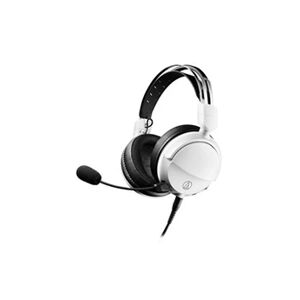 Audio Technica Casque PC ATH-GL3WH Filaire Jack 3.5mm 98dB Supra-Auriculaire Blanc - Publicité