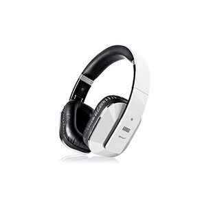 August ep650 casque bluetooth blanc sans fil 4. 2 aptx low latency circum auriculaire avec micro léger pliable confortable nfc - casque audio homme fem - Publicité