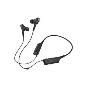Audio Technica ATH ANC40BT - Micro-casque - intra-auriculaire - montage derrière le cou - Bluetooth - sans fil - Suppresseur de bruit actif - Publicité