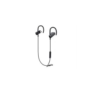 Audio Technica SonicSport ATH-SPORT70BT - Ecouteurs avec micro - intra-auriculaire - montage sur l'oreille - Bluetooth - sans fil - noir - Publicité