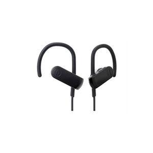 Audio Technica SonicSport ATH-SPORT50BT - Ecouteurs avec micro - intra-auriculaire - montage sur l'oreille - Bluetooth - sans fil - noir - Publicité