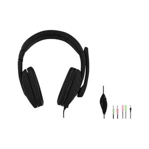 T'nB SA T'nB HS-300 - Flight - micro-casque - circum-aural - filaire - jack 3,5mm - noir - Publicité