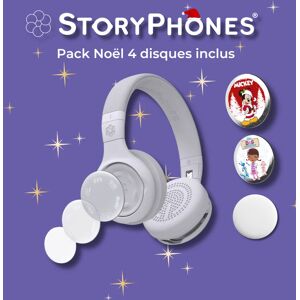 Storyphones Pack noël - Le casque Storyphones gris + 4 disques - Neuf