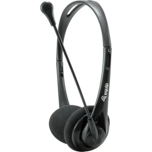 Equip Chat Headset Casque Avec fil Arceau Appels/Musique Noir - Neuf