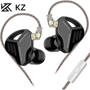 -ZVX Écouteurs intra-auriculaires dynamiques, contrôlés par fil, avec microphone, casque de surveillance HIFI pour la fièvre des basses lourdes