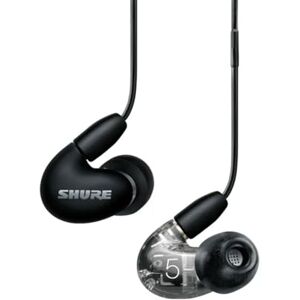 Shure Écouteurs Filaires Sound Isolating  Aonic 5, sonHaute Résolution, Basses Naturelles, Trois Transducteurs, Intra-Auriculaire, Robustes, Compatibles avec les Appareils Apple et Android – Noir - Publicité