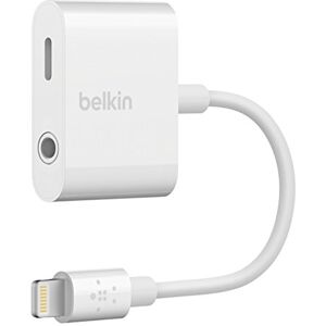 Belkin Audio + Charge Rockstar 3,5 mm (adaptateur auxiliaire pour iPhone/adaptateur de charge pour iPhone), blanc - Publicité