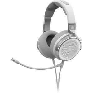 Corsair Virtuoso Pro Casque de Jeu Ouvert Filaire Microphone Unidirectionnel Détachable Conducteurs en Graphène de 50 mm Réponse en Fréquence 20Hz-40 kHz Blanc - Publicité